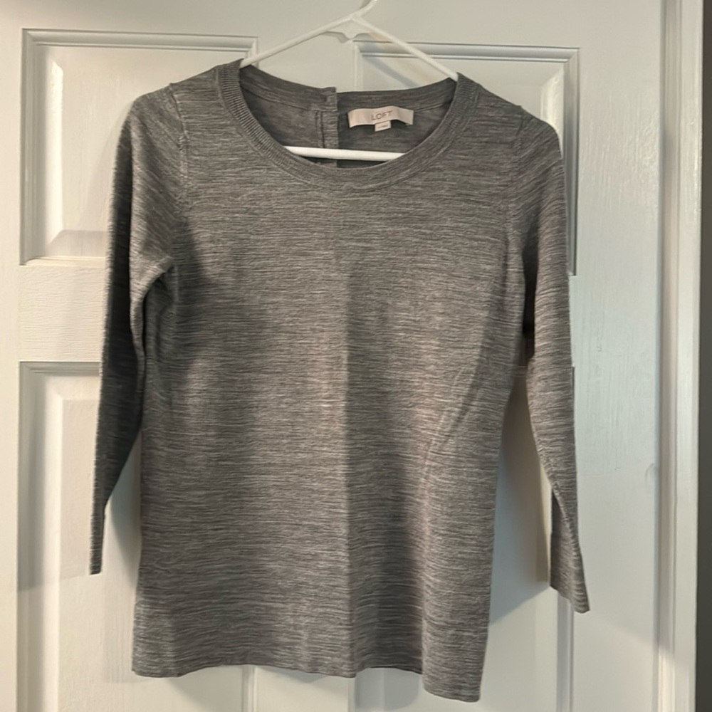 Loft 3/4 sleeve blouse shirt